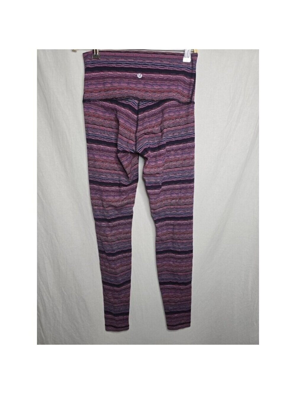 Lululemon Wunder Under Pant IIISpace Dye Twist Regal Plum Alarming Size 8